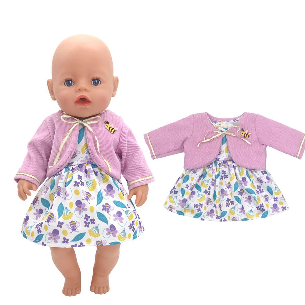 2024 Neue Puppenkleidung für 17 Zoll 43 cm Babypuppe Niedliche Pullover Strampler Puppenkleidung von Joom DACH