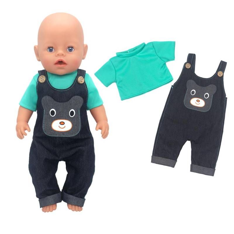 2024 Neue Puppenkleidung für 17 Zoll 43 cm Babypuppe Niedliche Pullover Strampler Puppenkleidung von Joom DACH