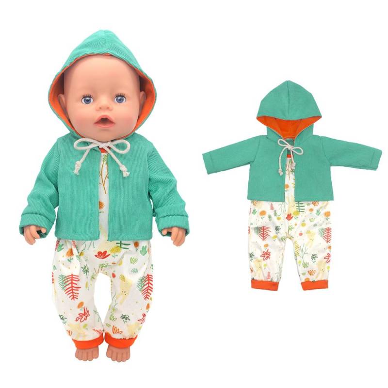 2024 Neue Puppenkleidung für 17 Zoll 43 cm Babypuppe Niedliche Pullover Strampler Puppenkleidung von Joom DACH
