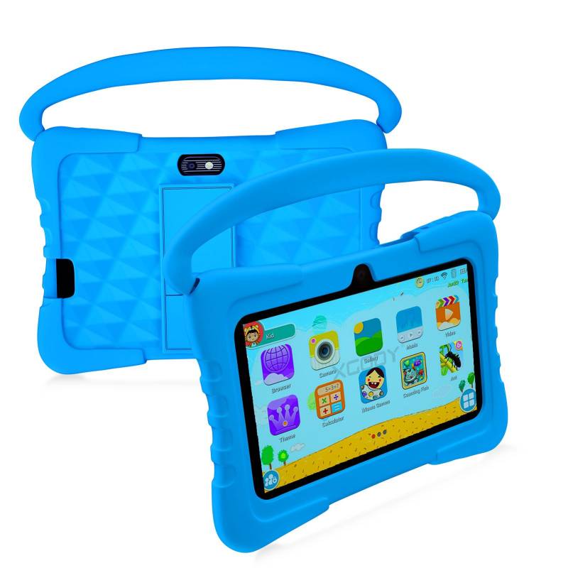 2024 Neues BDF 7 Zoll Android 9.0 Kinder-Tablet 32 ​​GB ROM 5G WiFi-Tablets Add 64GB TF Card blau von Joom DACH