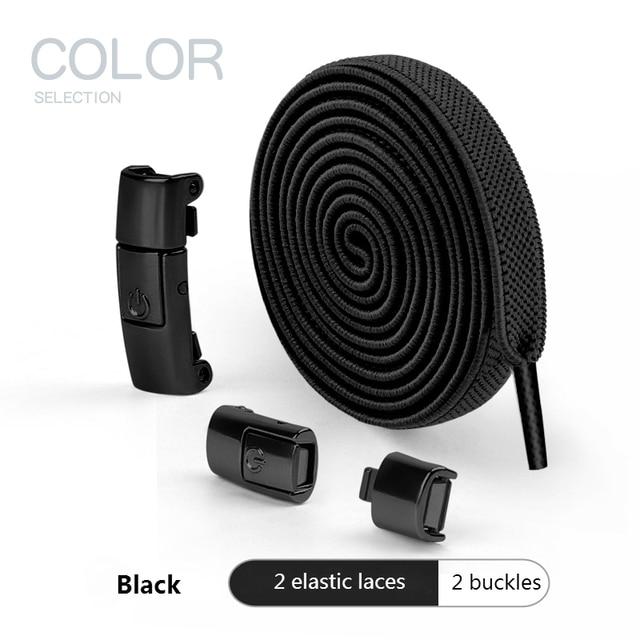 2024 No Tie Schnürsenkel Press Lock Schnürsenkel ohne Krawatten Elastische Schnürsenkel Sneaker Kinder Erwachsene 8MM Verbreiterte flache Schnürsenkel für Schuhe schwarz 2024 No Tie Schnürsenkel Press Lock Schnürsenkel ohne Krawatten Elastische Schnürsenkel Sneaker Kinder Erwachsene 8MM Verbreiterte flache Schnürsenkel für Schuhe schwarz von Joom DACH