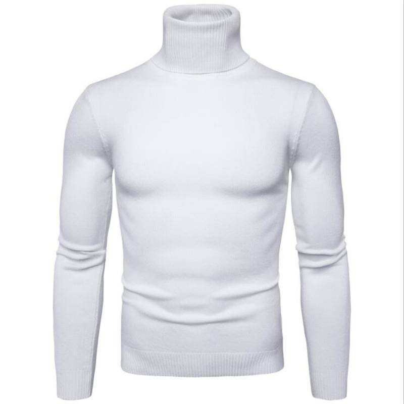 2024 Slim Fit Rollkragenpullover für Herren für den grenzüberschreitenden Handel, Wärme im Herbst/Winter. Large von Joom DACH
