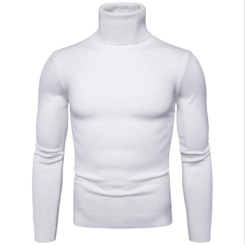 2024 Slim Fit Rollkragenpullover für Herren für den grenzüberschreitenden Handel, Wärme im Herbst/Winter. XL von Joom DACH
