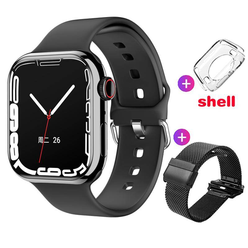 2024 Smart Uhr Frauen Ultra Serie 9 NFC Smartwatch Männer BT Anruf Wasserdichte Drahtlose Lade 2,05 Zoll Bildschirm Für Uhr 9 von Joom DACH