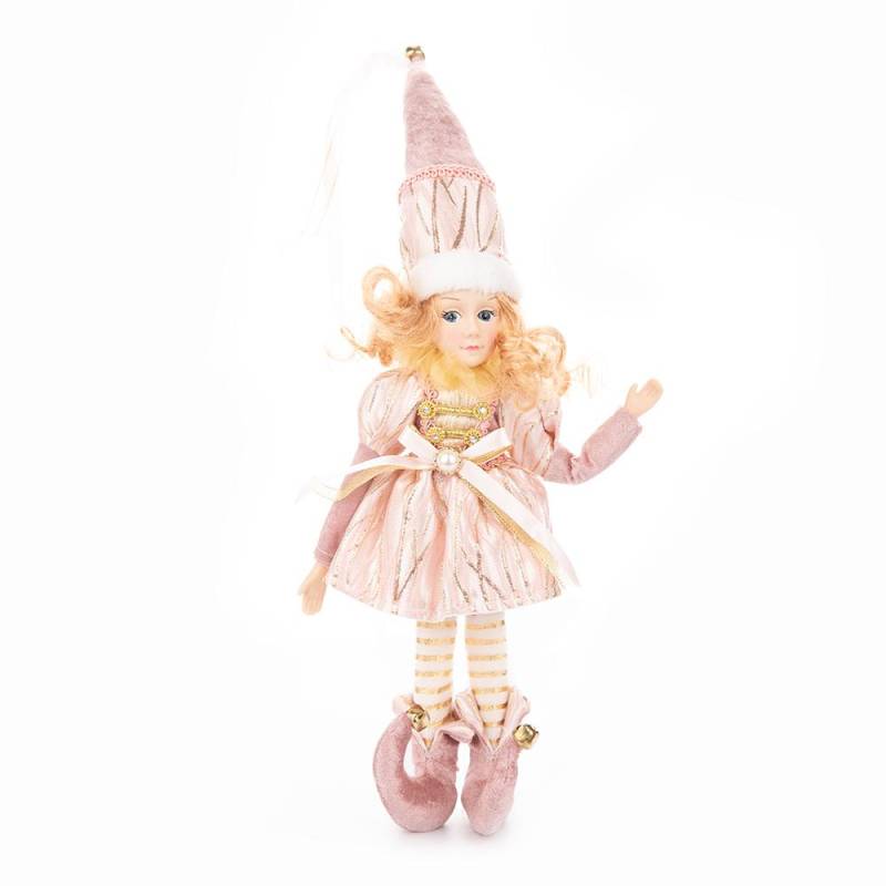 2024 Weihnachtsdekoration 45 cm Elfenpuppe Spielzeug Hängendes Stehendes Dekor Navidad Anhänger Ornamente für Zuhause Neujahrsgeschenk für Kinder von Joom DACH