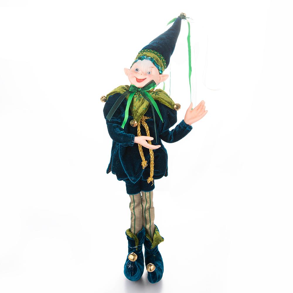 2024 Weihnachtsdekoration 45 cm Elfenpuppe Spielzeug Hängendes Stehendes Dekor Navidad Anhänger Ornamente für Zuhause Neujahrsgeschenk für Kinder von Joom DACH