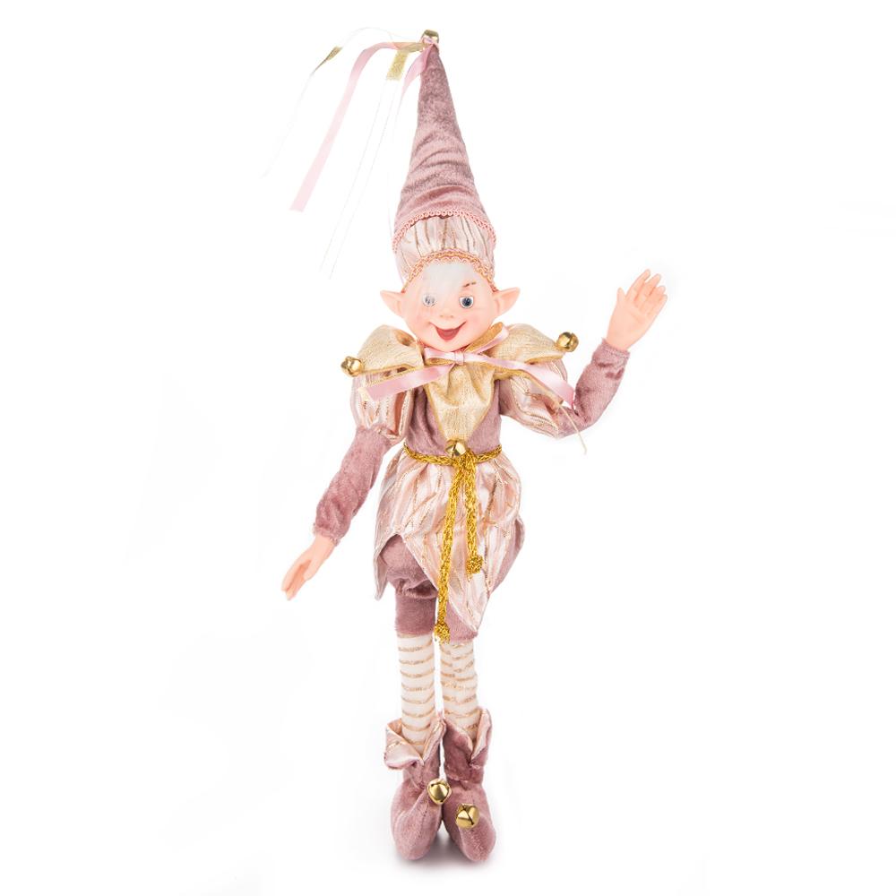 2024 Weihnachtsdekoration 45 cm Elfenpuppe Spielzeug Hängendes Stehendes Dekor Navidad Anhänger Ornamente für Zuhause Neujahrsgeschenk für Kinder von Joom DACH