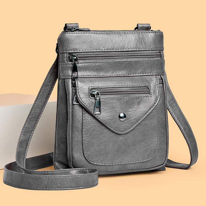 2024 Winter Damen Schulter Kleine Tasche Frauen Casual Weibliche Geldbörse Top Qualität Telefon Tasche Braun Frauen Mode Umhängetaschen Für Mädchen graue von Joom DACH