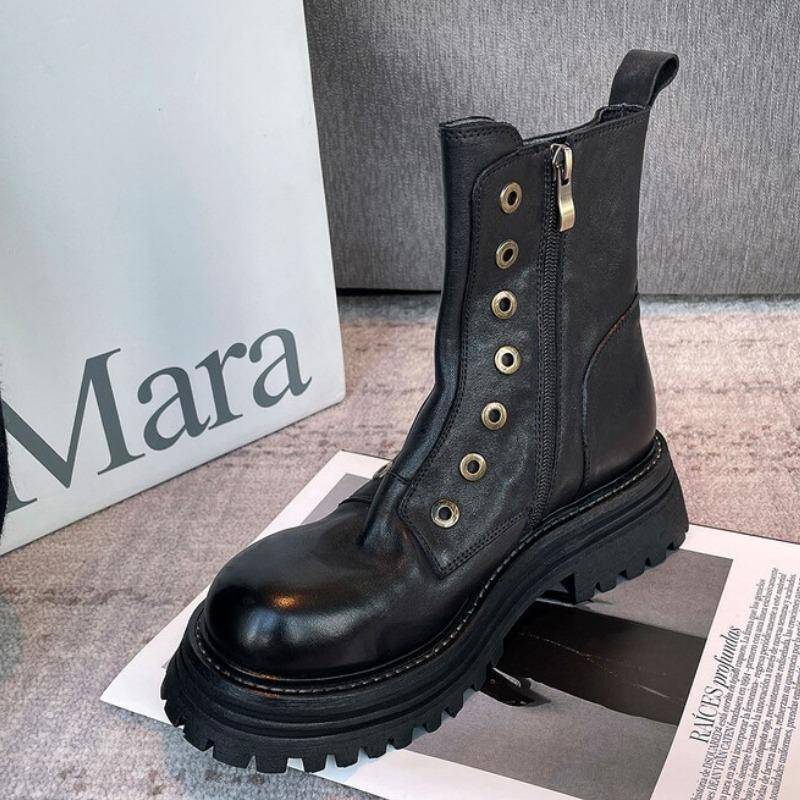 2024 Damen Motorradstiefel Freizeitschuhe Frau Leder Minimalistisch Klassisch Punk Weiblich Mary Jane Goth Schuhe Plateau-Stiefel Damen 38 2024 Damen Motorradstiefel Freizeitschuhe Frau Leder Minimalistisch Klassisch Punk Weiblich Mary Jane Goth Schuhe Plateau-Stiefel Damen 38 von Joom DACH