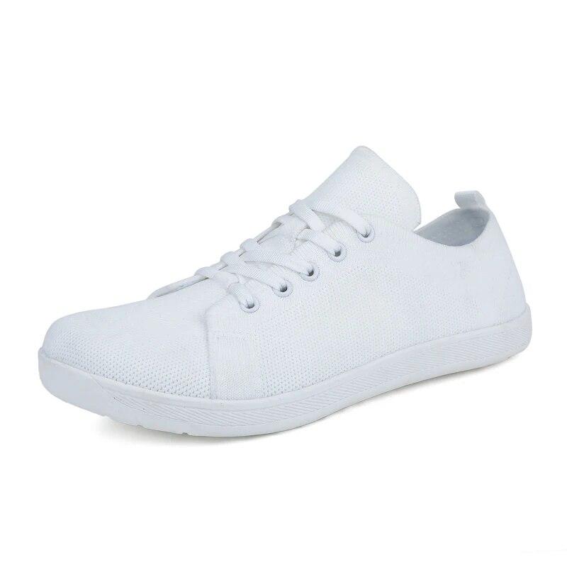 2024 breite Barfußschuhe für Herren und Damen, Outdoor, Trailrunning, minimalistische Wanderschuhe, leichte und atmungsaktive Wanderschuhe 38 anti-blitz weiße von Joom DACH
