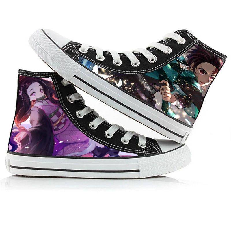 2024 dämon Slayer Druck Leinwand Schuhe Mode Anime Student Männer Frauen Unisex Casual Schuh Liebhaber Paare Schuhe 42 2024 dämon Slayer Druck Leinwand Schuhe Mode Anime Student Männer Frauen Unisex Casual Schuh Liebhaber Paare Schuhe 42 von Joom DACH