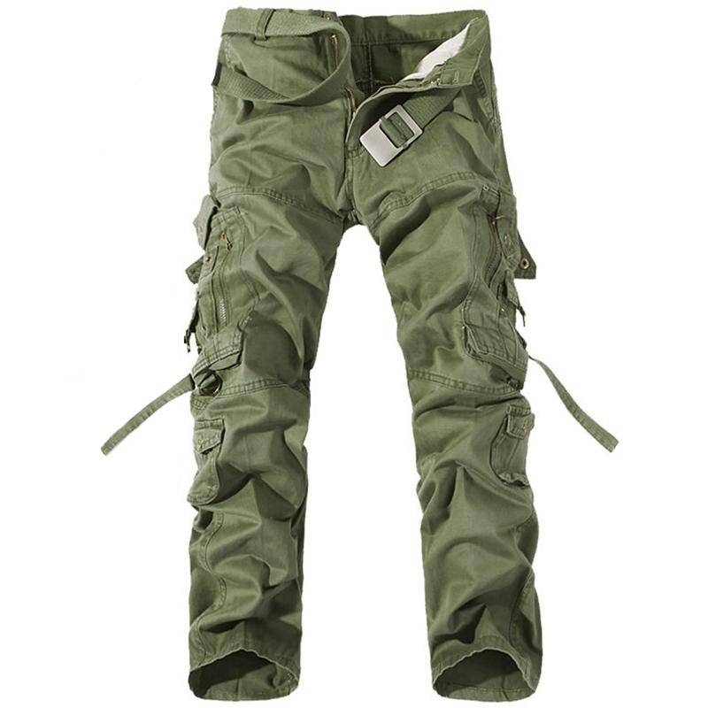 2024 mode Military Cargo Hosen Herren Hosen Overalls Casual Baggy Armee Cargo Hosen Männer Plus Größe Multi-tasche Taktische hosen 34 armee grüne von Joom DACH