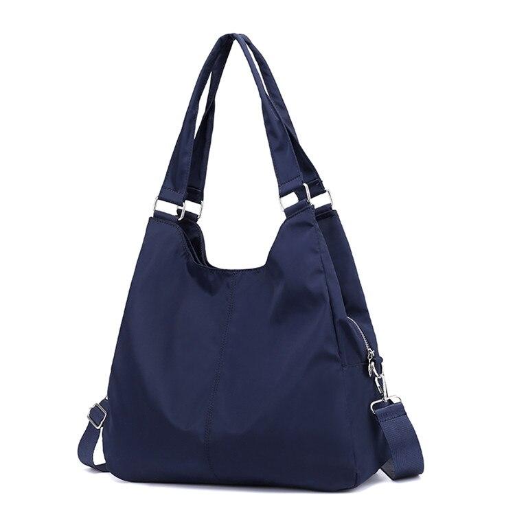 2024 neue Casual Frauen Handtasche Wasserdichte Nylon Schulter Tasche Mode Design Gute qualität Tragen-beständig Große Tote Messenger Taschen intensiv/blau von Joom DACH