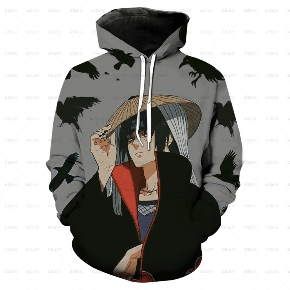2024 neue Frühling Herbst Kinder Japanischen Anime 3D Hoodie Herbst Casual Pullover Jungen Mädchen Naruto Kakashi Charakter Mit Kapuze Kleidung M von Joom DACH