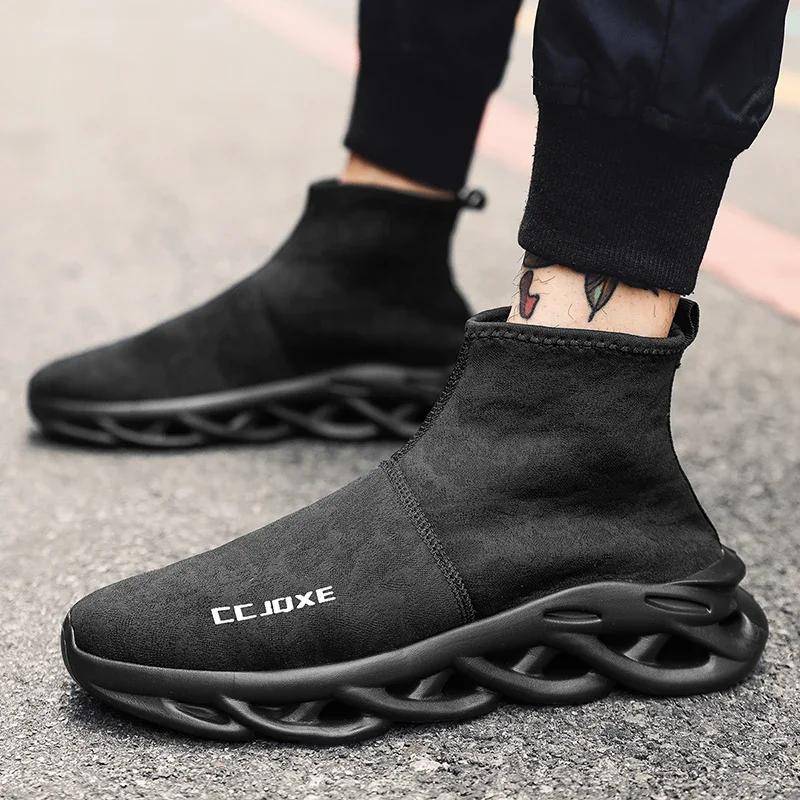 2024 neue Herren Freizeitschuhe Anti-Rutsch Herren Knöchelschuhe Modische Outdoor-Wanderschuhe Herren Sportschuhe Erhöht 47 grün von Joom DACH
