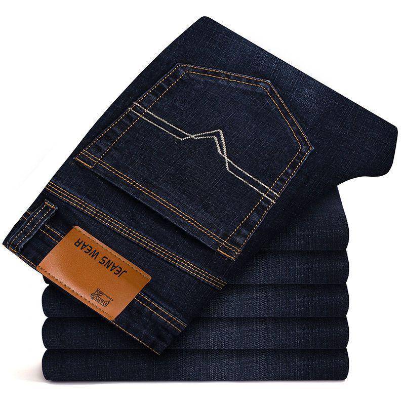 2024 neue Herren Jeans Casual Vielseitig Sommer Dünne Hosen Business Lose Gerade Rohr 36 von Joom DACH