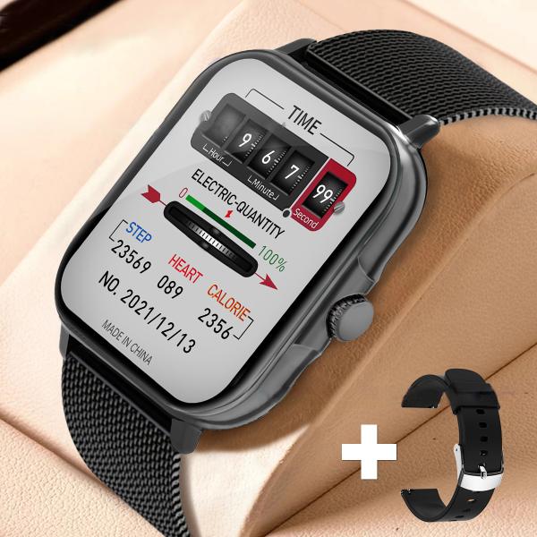 2024 neue Smart Uhr Männer Frauen Full Touch Körper Temperatur Herz Rate Monitor Smartwatch Wasserdichte Intelligente Armbanduhr von Joom DACH