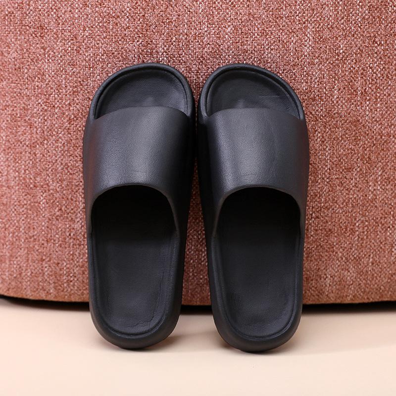 Neue dicke Plateau-Hausschuhe für Damen, Sommer, Eva, weiche Sohle, rutschfest, für Zuhause, Rutschen, Frau, solide, dicke Unterseite, Strand-Flip-Flops 42-43 schwarz Neue dicke Plateau-Hausschuhe für Damen, Sommer, Eva, weiche Sohle, rutschfest, für Zuhause, Rutschen, Frau, solide, dicke Unterseite, Strand-Flip-Flops 42-43 schwarz von Joom DACH