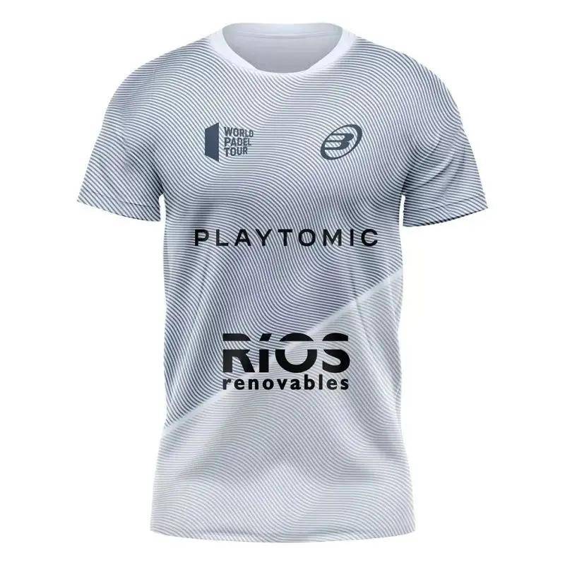 2024 neueste Sommer 3D T-Shirt Padel Bullpadel männer Tennis Anzug Sommer Sport Tischtennis Badminton Sportswear Atmungsaktiv L von Joom DACH