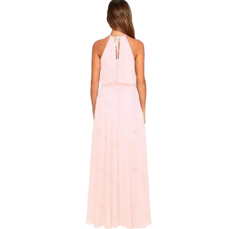2024 sommer Langes Kleid Hohe Split Boho Strand Kleid Tunika Maxi Kleid Frauen Abend Party Kleid Sommerkleid Vestidos de festa XXL XXXL von Joom DACH