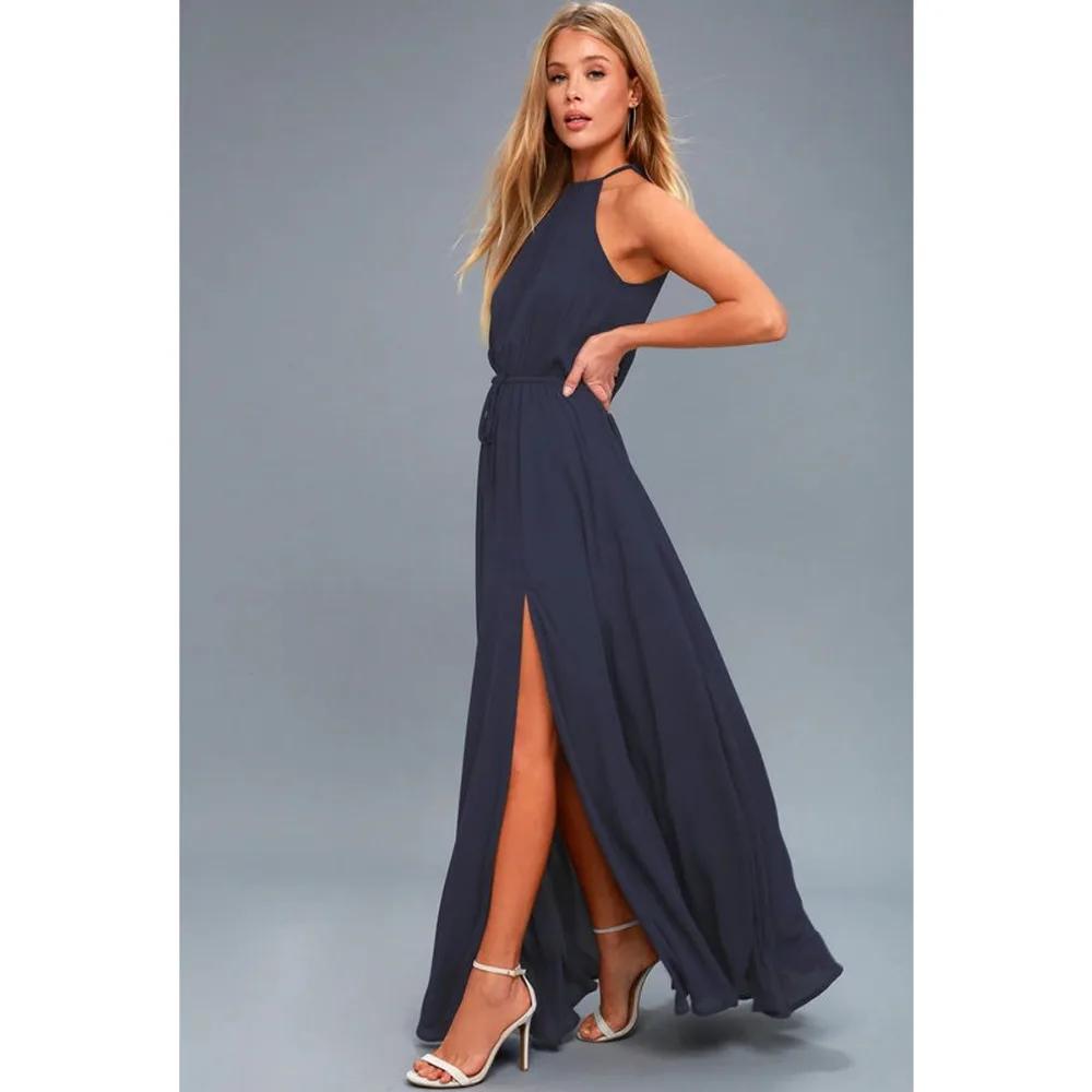 2024 sommer Langes Kleid Hohe Split Boho Strand Kleid Tunika Maxi Kleid Frauen Abend Party Kleid Sommerkleid Vestidos de festa XXL XXXL von Joom DACH