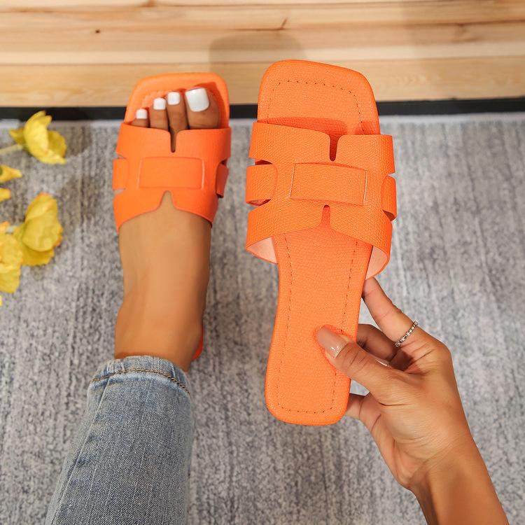2024 sommer Neue Frauen Hausschuhe Flachen Boden Nicht-slip Outdoor Offene spitze Strand Weibliche Sandalen Sexy Mode-Design Slides frau Schuhe 40 orange 2024 sommer Neue Frauen Hausschuhe Flachen Boden Nicht-slip Outdoor Offene spitze Strand Weibliche Sandalen Sexy Mode-Design Slides frau Schuhe 40 orange von Joom DACH