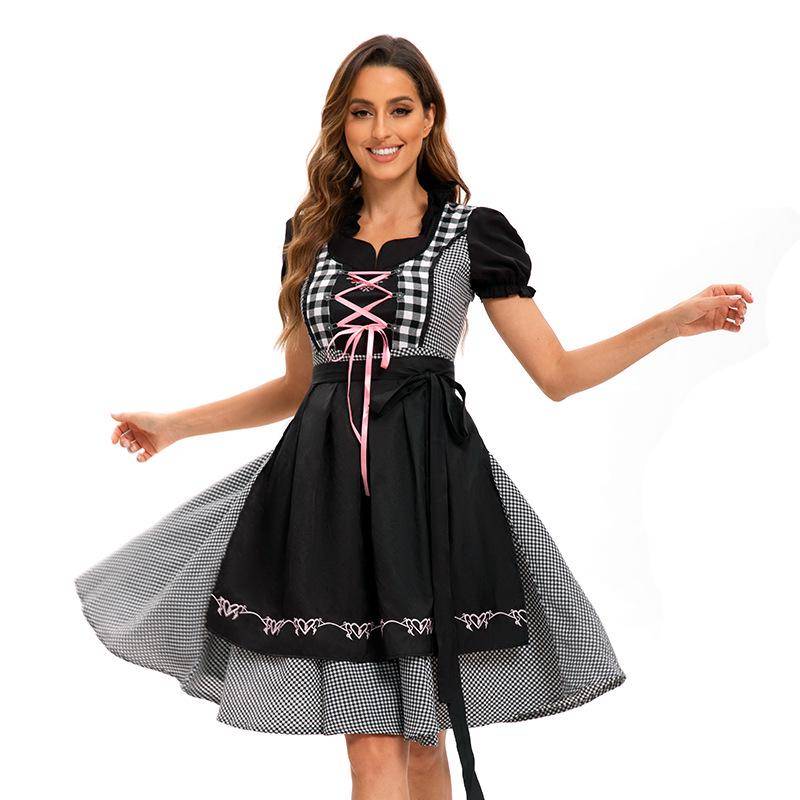 2025 Bayerisches Oktoberfest Traditionelles Deutsches Trachtenkleid 4XL von Joom DACH