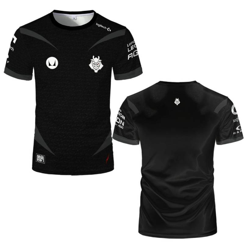 2025 CSGO Major G2 Esports Club Support Trikot CS2 Spiel Trainingsspiel Uniform Herren T-Shirt Sportwettkampf Team Trikot 2XL von Joom DACH