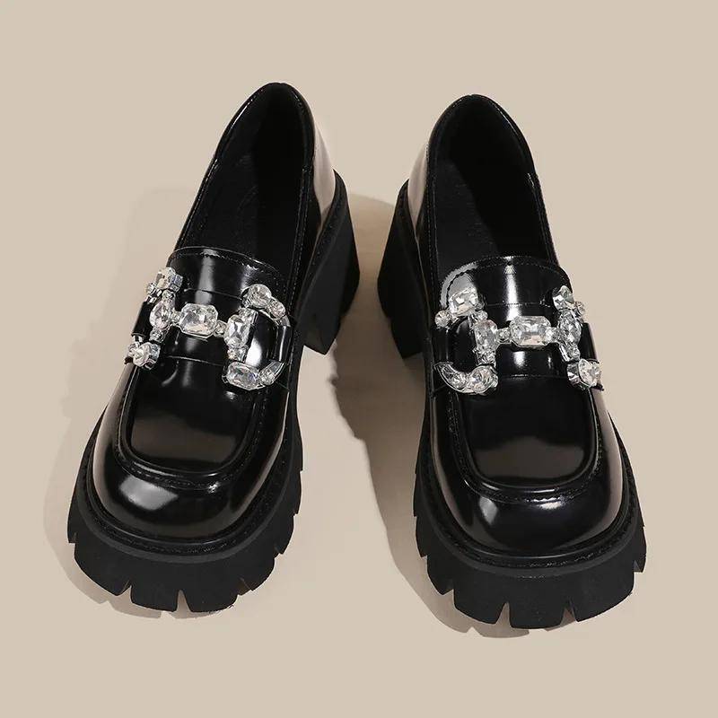 2025 Frühling Damen Loafer Britischer Stil Slipper Plateau Mary Jane Schuhe Mode Strasssteine Frau Japanische Jk Uniform Schuhe 39 2025 Frühling Damen Loafer Britischer Stil Slipper Plateau Mary Jane Schuhe Mode Strasssteine Frau Japanische Jk Uniform Schuhe 39 von Joom DACH