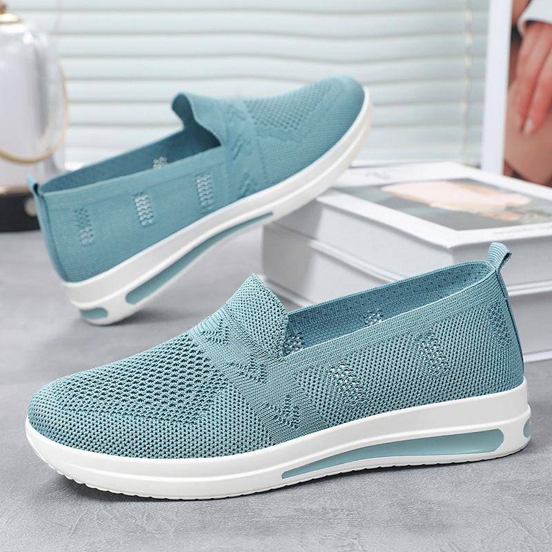 2025 Frühling Damen Slip-On Freizeitschuhe für Zuhause und Freizeit 36 denim-blau von Joom DACH