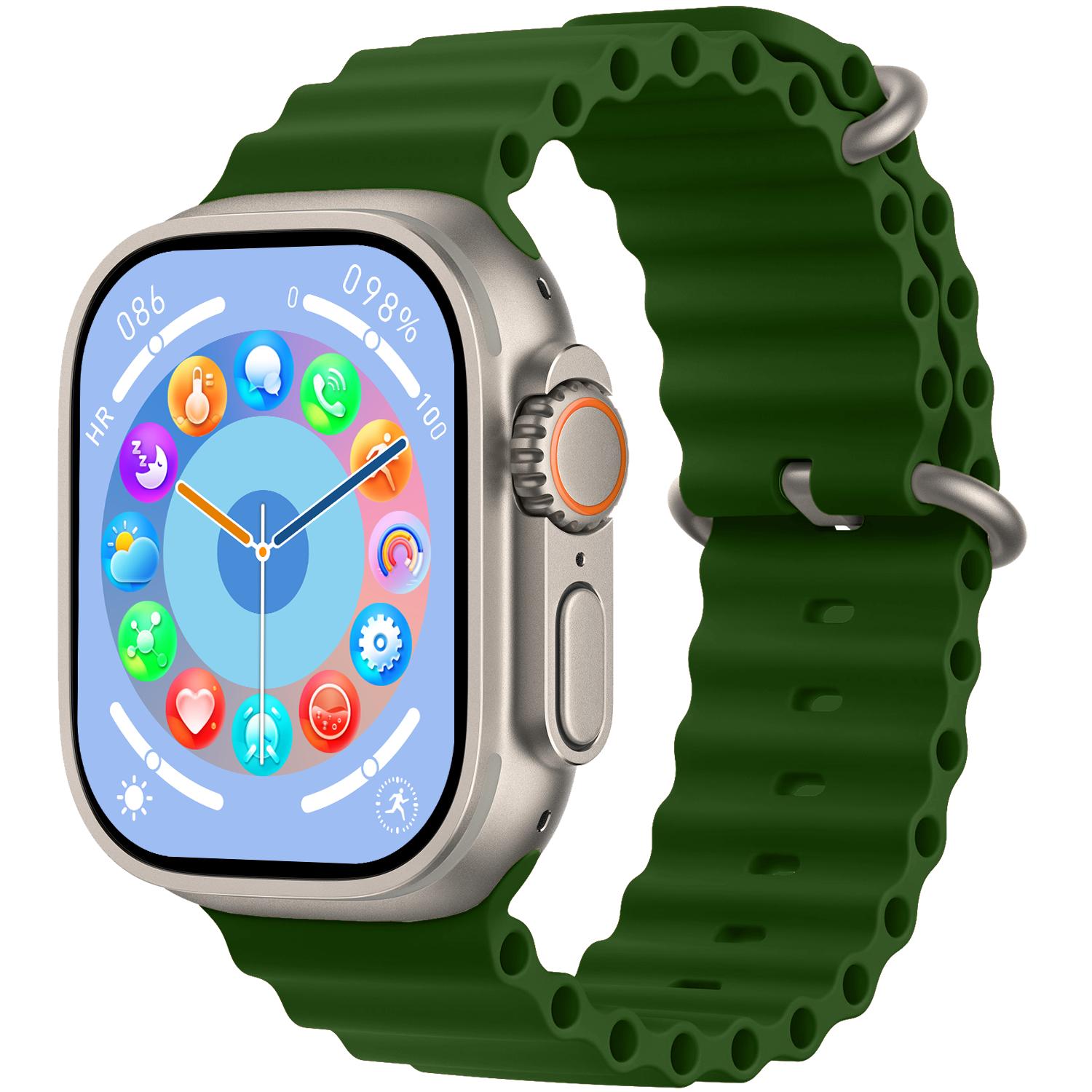 2025 HK10 ULTRA 3 MAX Smartwatch HD AMOLED Bluetooth Anruf Netzwerk Chat Roboter Uhr NFC Kompass Smart Watch Männer Frauen von Joom DACH