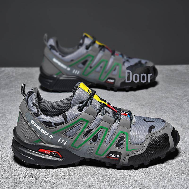 2025 Herren Outdoor Wanderschuhe Atmungsaktiv Große Größe 42-48, Rutschfeste Trailrunning-Sneaker für Cross-Country-Reisen, Langlebiges Leichtgewichtsschuhwerk 48 von Joom DACH