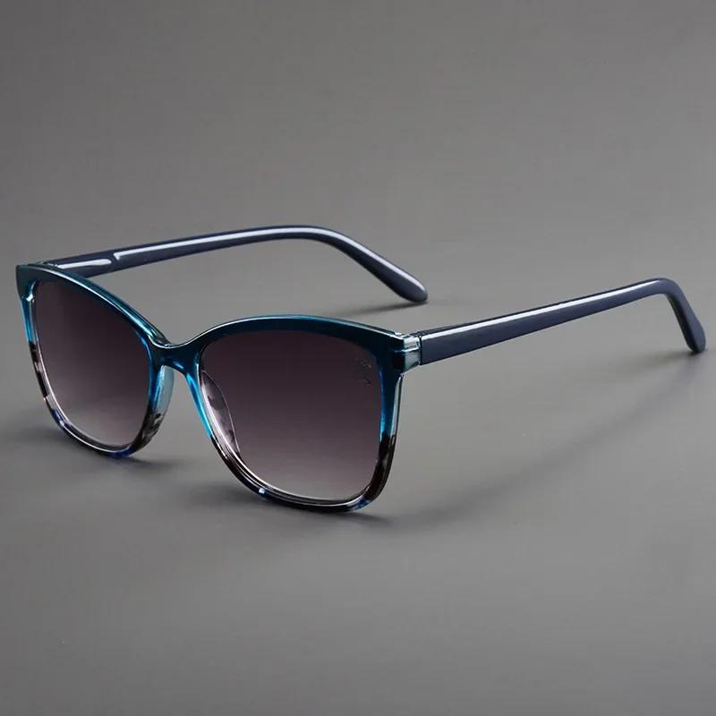 2025 Hochauflösende Sonnenbrille Neue Brille für ältere Menschen mit großem Rahmen Lesebrille für Männer und Frauen Outdoor-Reisebrille für ältere Menschen 2.00 blau von Joom DACH