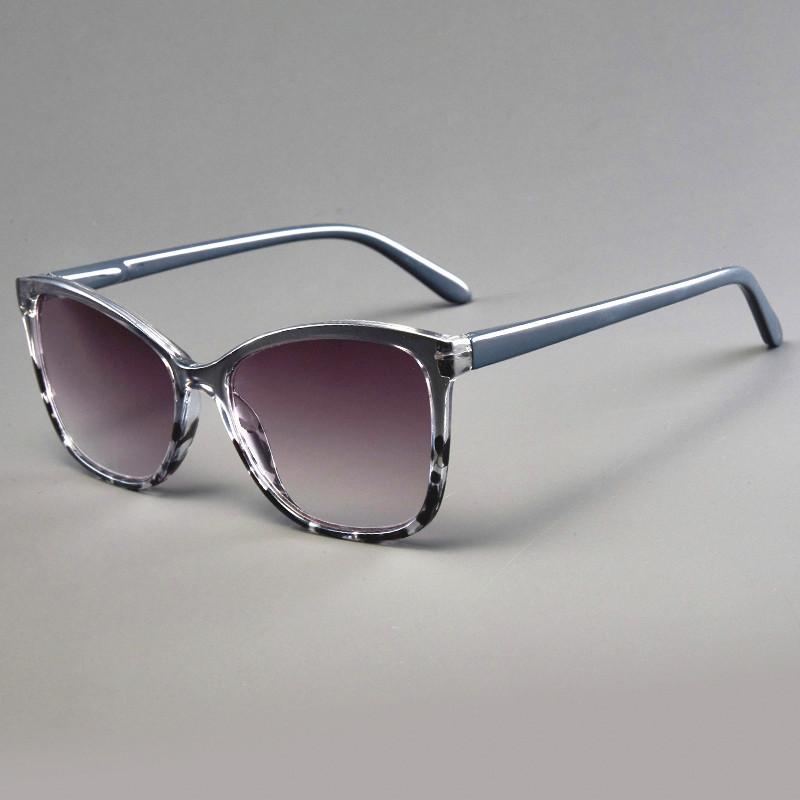 2025 Hochauflösende Sonnenbrille Neue Brille für ältere Menschen mit großem Rahmen Lesebrille für Männer und Frauen Outdoor-Reisebrille für ältere Menschen 3.0 grau von Joom DACH