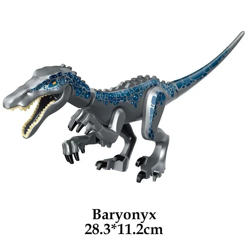 2025 Jurassic Dinosauri Welt Park Spinosaurus Baryonyx Therizinosaurus Indominus Rex Bausteine Steine Kinder Weihnachtsspielzeug amethyst von Joom DACH