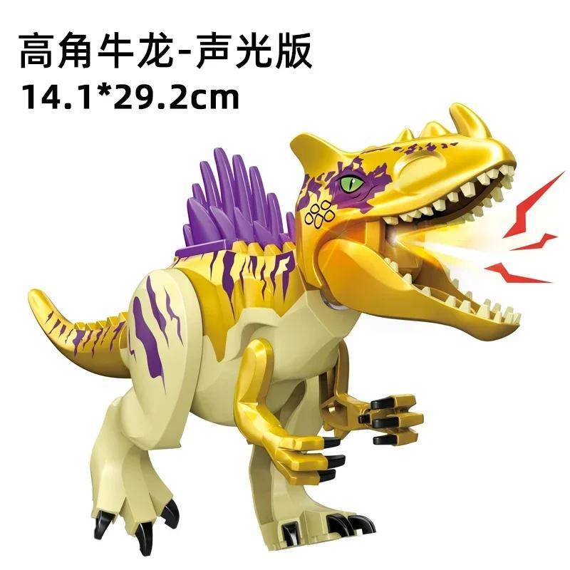 2025 Jurassic Dinosauri Welt Park Spinosaurus Baryonyx Therizinosaurus Indominus Rex Bausteine Steine Kinder Weihnachtsspielzeug von Joom DACH