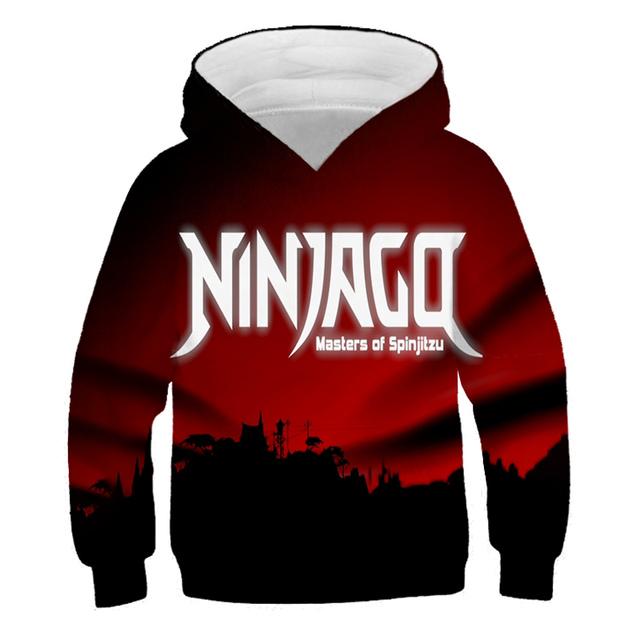2025 Kinder Ninjago Hoodies 3D Casual Print Pullover Kinder Teen Jungen Mädchen Kinder Kleinkind Sweatshirts Kleinkind Tops 4-14 Jahre alt 13-14 Years von Joom DACH