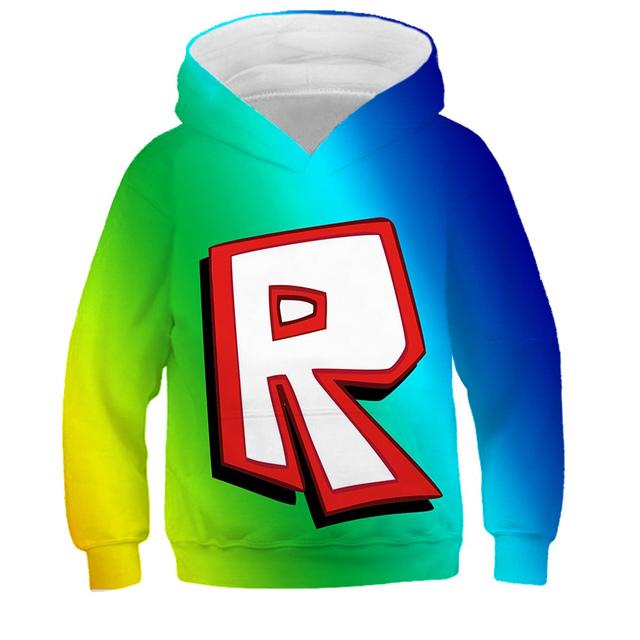 2025 MINISO Neuer Roblox Cartoon Druck 3D Hoodie Jungen und Mädchen Langarm Sweatshirt Frühling und Herbst Freizeit-Hoodie 4-14 Jahre 5-6 Years von Joom DACH