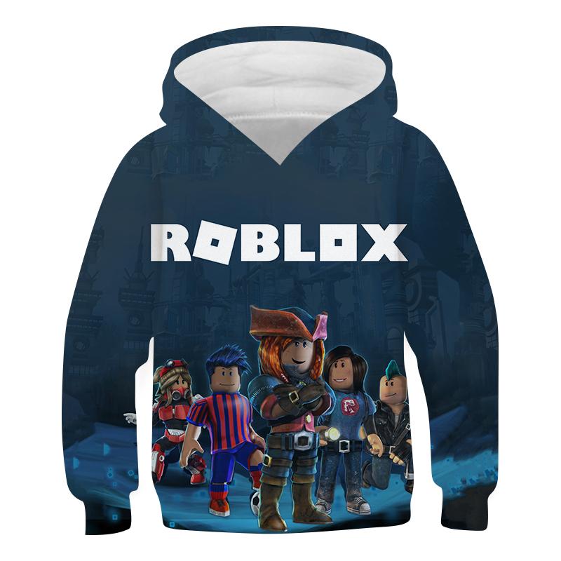 2025 MINISO Neuer Roblox Cartoon Druck 3D Hoodie Jungen und Mädchen Langarm Sweatshirt Frühling und Herbst Freizeit-Hoodie 4-14 Jahre 9-10 Years von Joom DACH