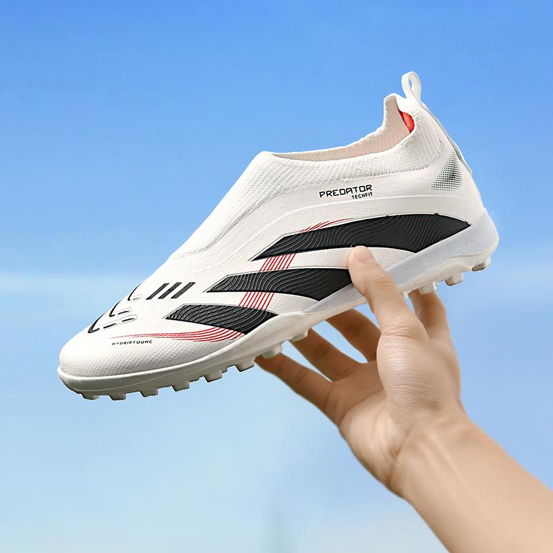 2025 Mode Fußballschuhe kurze Stollen AG Stollen professionelle Herren- und Damen-High-Top-Fußballschuhe Kunstrasen-Training 45 von Joom DACH