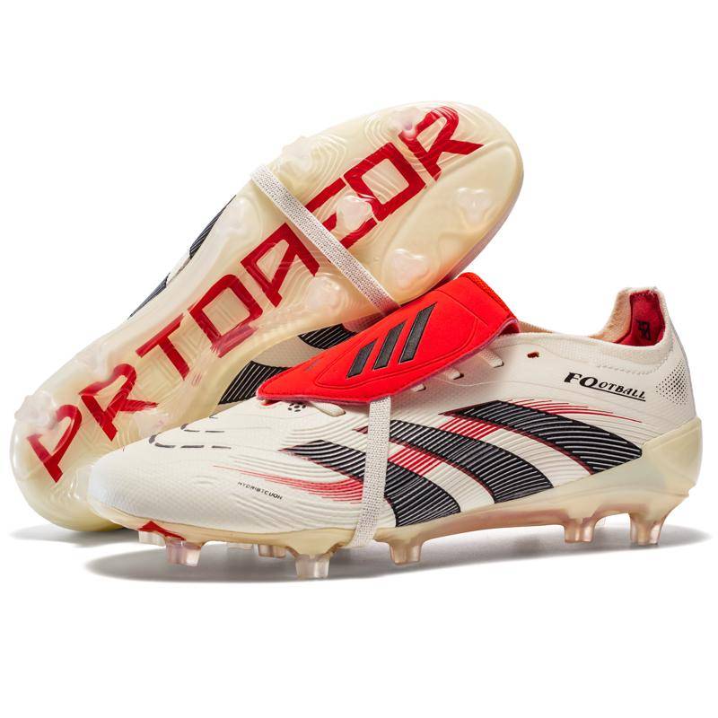 2025 Mode Neue Herren Fußballschuhe TF/FG Heißverkaufende Hochwertige Kinderfußballschuhe Outdoor Rutschfeste Trainings-Sneakers 39 beige von Joom DACH