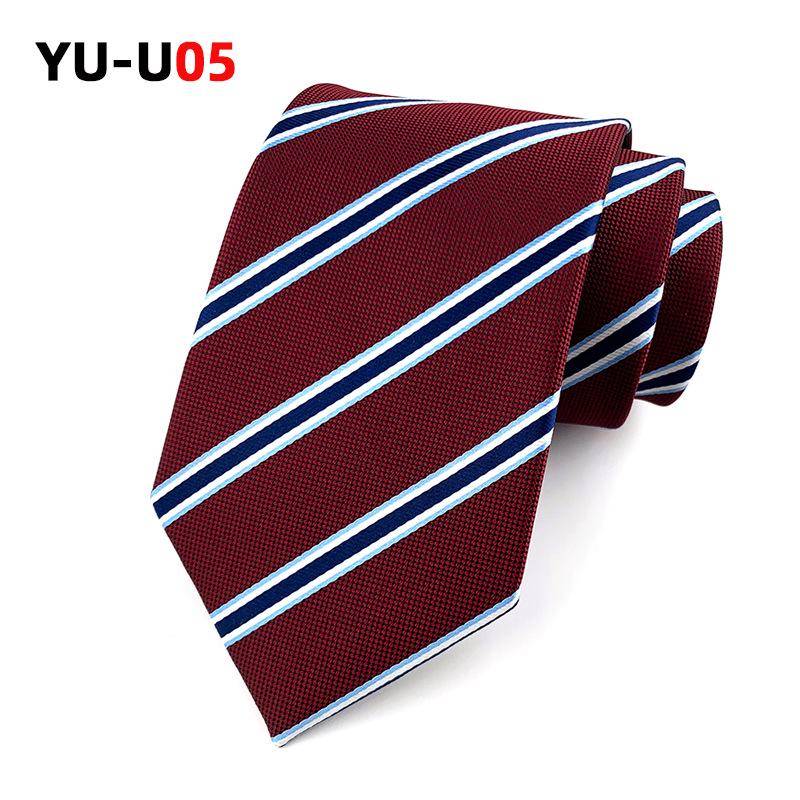 2025 Neu 8CM Professionelle Gestreifte Formelle Business Herren Krawatte-Hemd-Kombination von Joom DACH