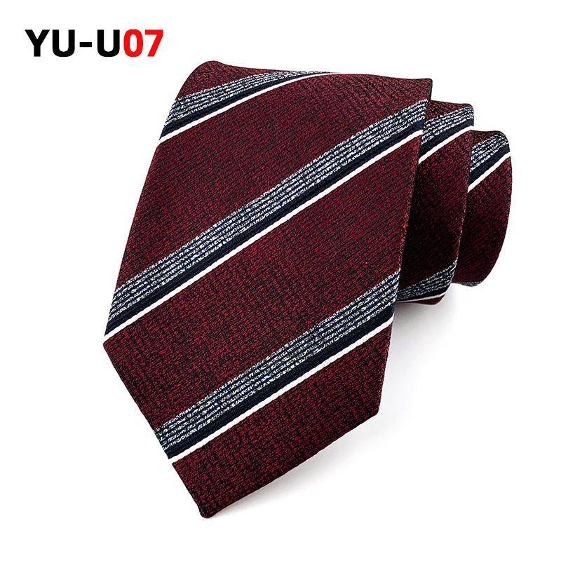 2025 Neu 8CM Professionelle Gestreifte Formelle Business Herren Krawatte-Hemd-Kombination von Joom DACH