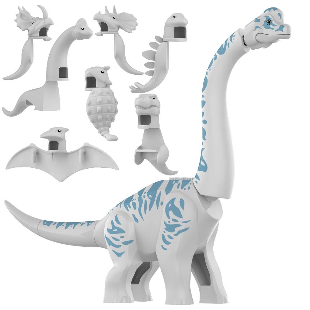 2025 Neu Jurassic Dinosaurier Titanosaurus Tiere DIY Blöcke Brachiosaurus Bausteine Steine Kind Dino Spielzeug Für Kinder von Joom DACH