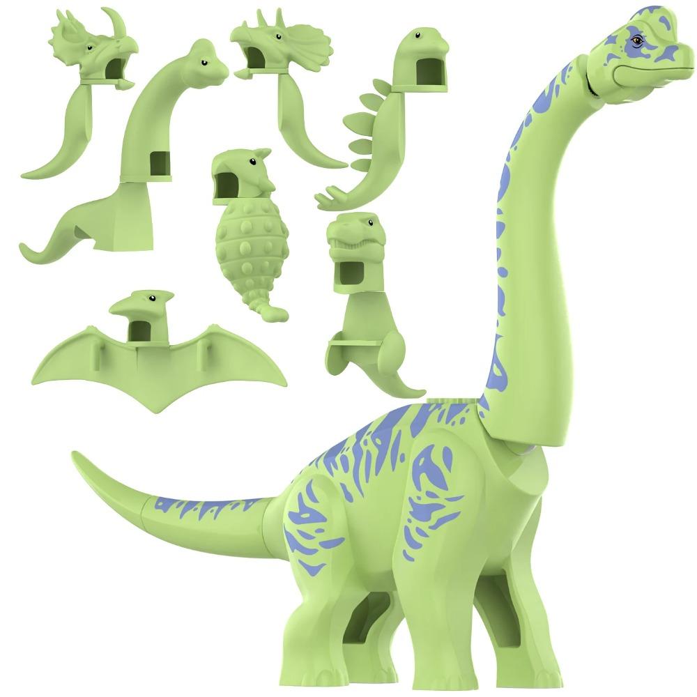 2025 Neu Jurassic Dinosaurier Titanosaurus Tiere DIY Blöcke Brachiosaurus Bausteine Steine Kind Dino Spielzeug Für Kinder von Joom DACH