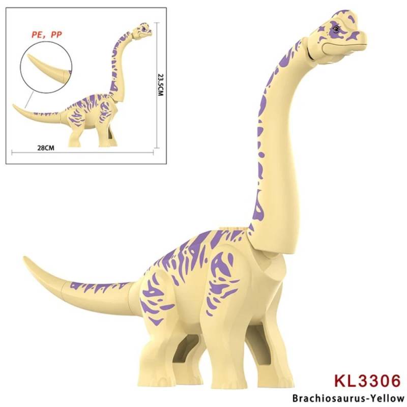 2025 Neu Jurassic Dinosaurier Titanosaurus Tiere DIY Blöcke Brachiosaurus Bausteine Steine Kind Dino Spielzeug Für Kinder von Joom DACH