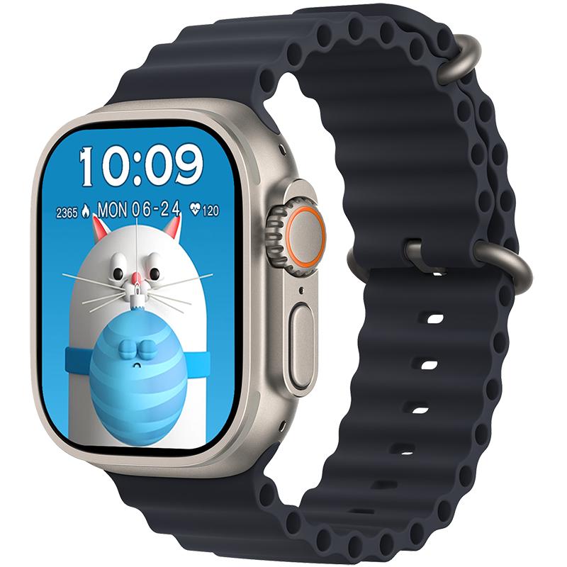 2025 Neue HK10 ULTRA-A AMOLED-Bildschirm Smartwatch Lokales Musikalbum NFC TWS Smartwatch für Männer und Frauen von Joom DACH