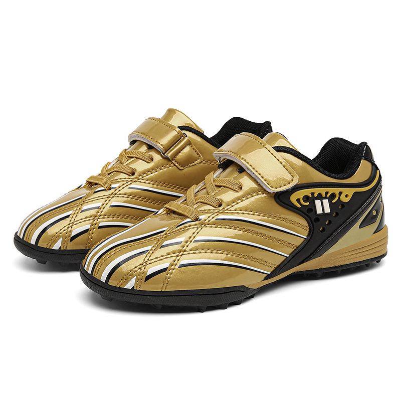 2025 Neue rutschfeste Kinder-Fußballschuhe für Jungen und Mädchen – Perfekt für Rasenwettkämpfe und Training 34 von Joom DACH