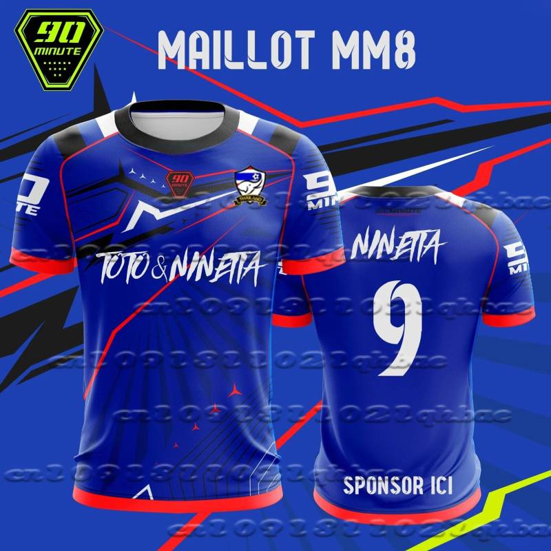 2025 Neues Herren-T-Shirt Maillot 90 Minute Toto & Ninetta Pré Bequem Lässig Atmungsaktiv Schweißabsorbierendes T-Shirt XS 2025 Neues Herren-T-Shirt Maillot 90 Minute Toto & Ninetta Pré Bequem Lässig Atmungsaktiv Schweißabsorbierendes T-Shirt XS von Joom DACH