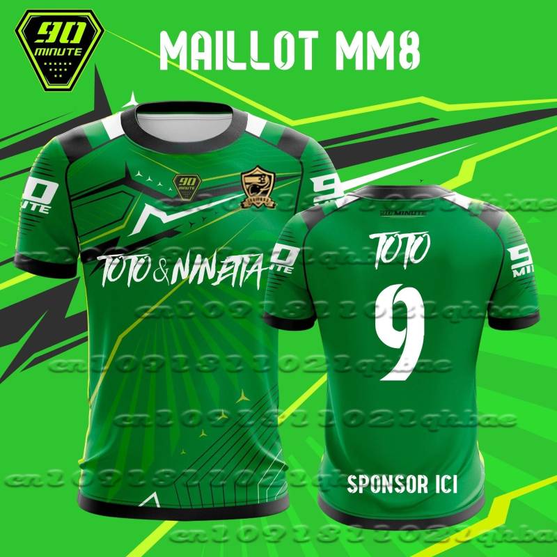 2025 Neues Herren-T-Shirt Maillot 90 Minute Toto & Ninetta Pré Bequem Lässig Atmungsaktiv Schweißabsorbierendes T-Shirt XS 2025 Neues Herren-T-Shirt Maillot 90 Minute Toto & Ninetta Pré Bequem Lässig Atmungsaktiv Schweißabsorbierendes T-Shirt XS von Joom DACH